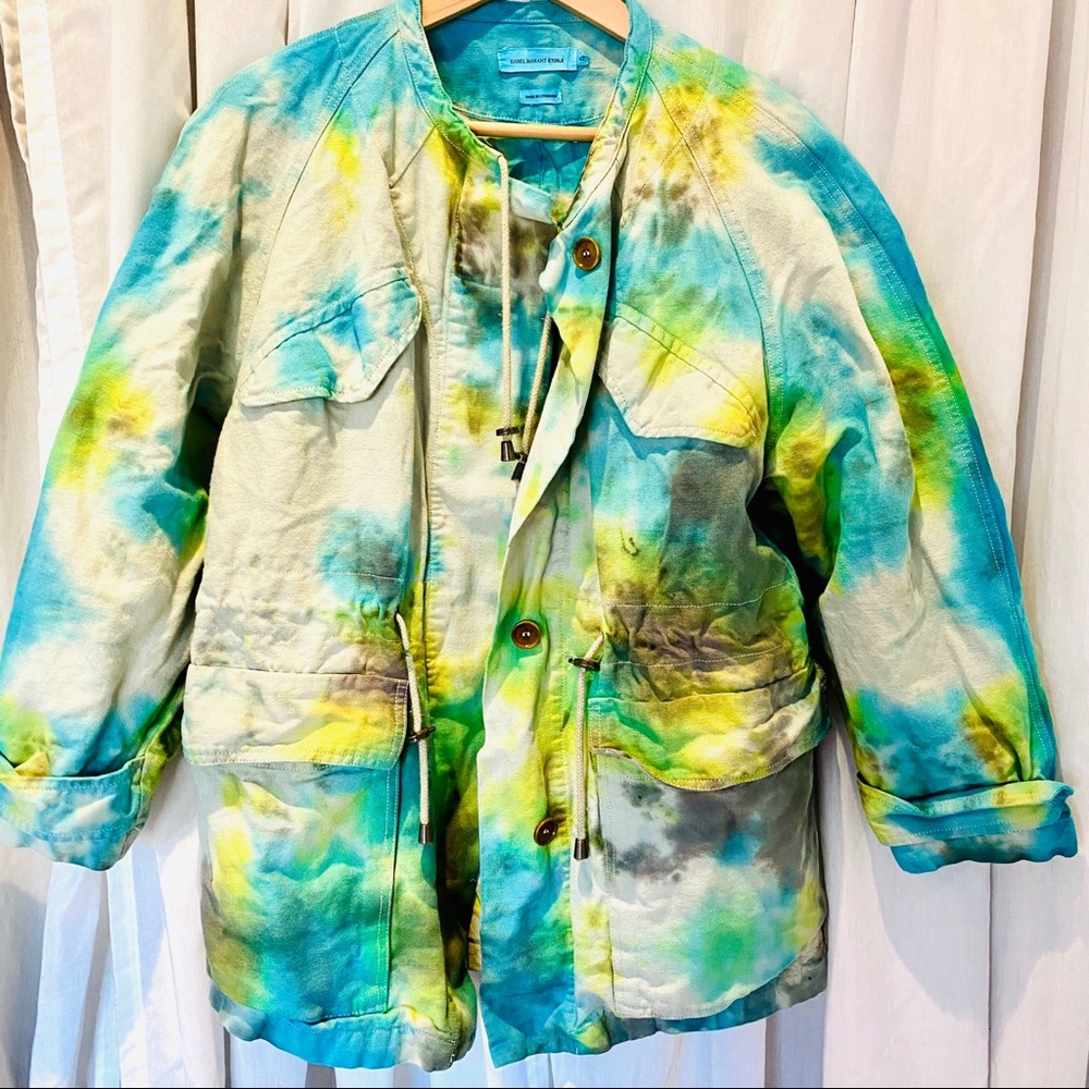Isabel Marant etoile tie dye jacket